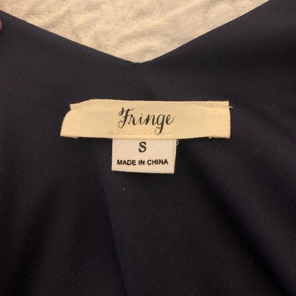 Navy flowy dress - Picture 3 of 3